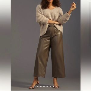 Maeve Brown Cropped Pants